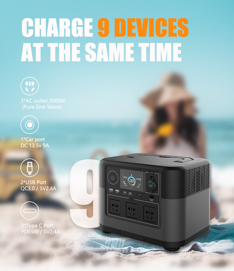 Portable Power Station - Новая портативная электростанция 2026 года, 220В/110В,