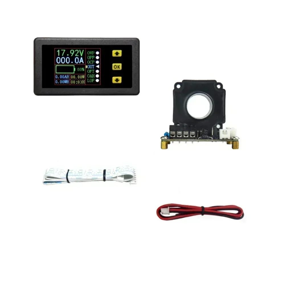 Battery Monitor Coulometer - Измеритель заряда-разряда VAC9010H (Кулонометр) с цветным