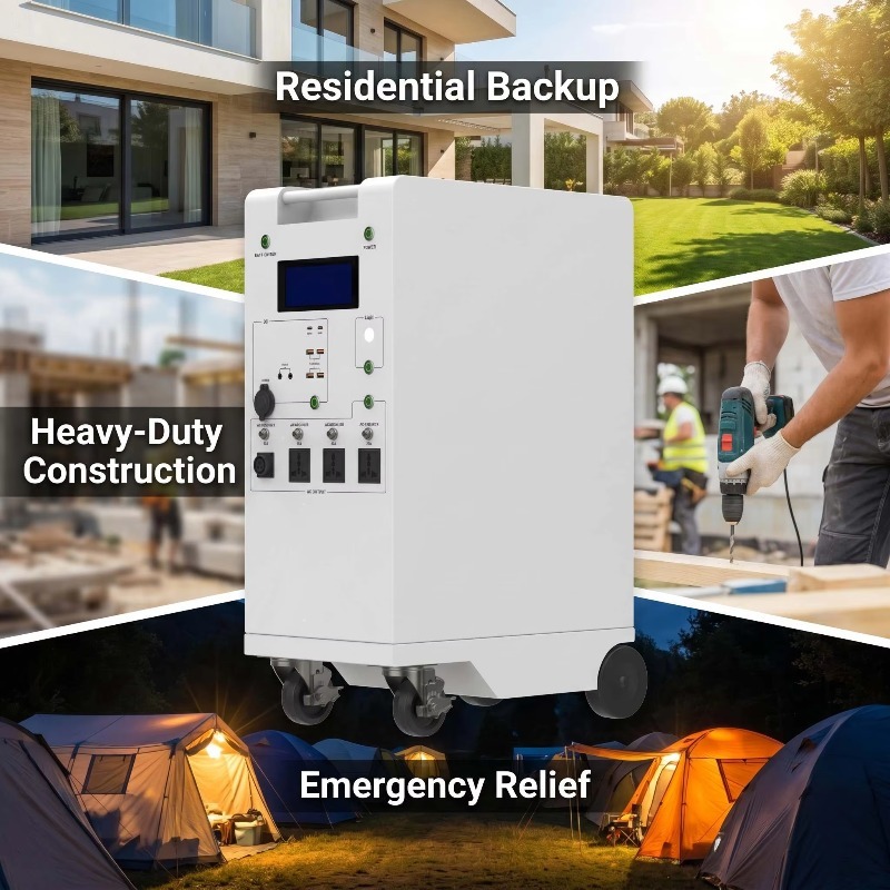 Portable Power Station - Портативная электростанция KUNETIC Heavy Duty 5кВт