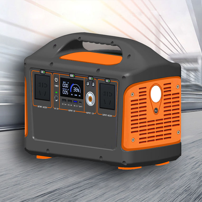 Portable Power Station - Портативная многофункциональная энергобанка 600W с литий-железо-фосфатным