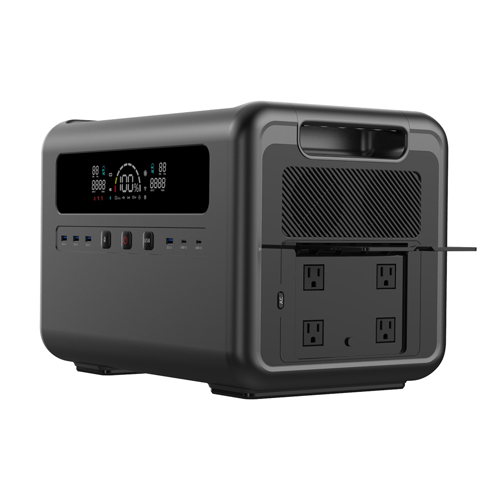 Portable Power Station - Солнечный генератор мощностью 2400 Вт, портативная