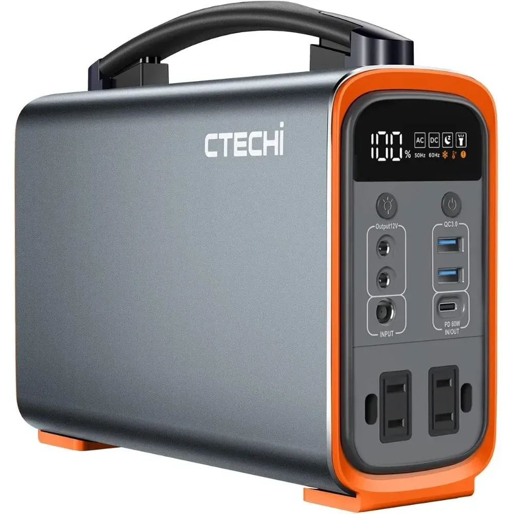 Portable Power Station - Портативная электростанция Lifepo4 320 Втч, солнечные