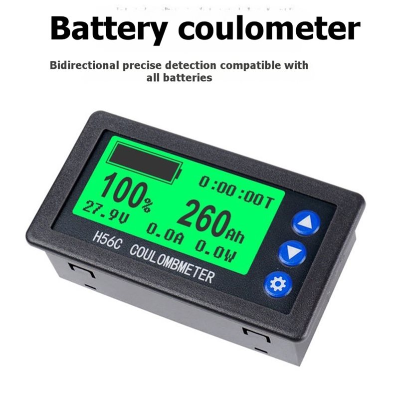 【НОВИНКА!】 H56CS DC100V Тестер – обзор и цена Battery Monitor Coulometer