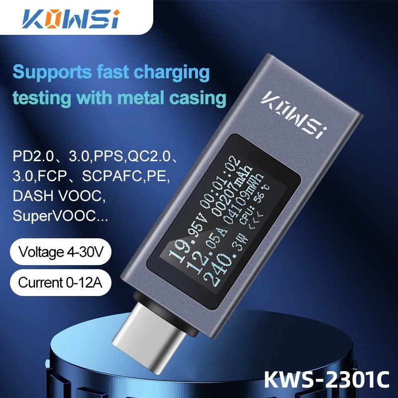 Монитор напряжения тока Type-C – обзор и цена Battery Monitor Coulometer