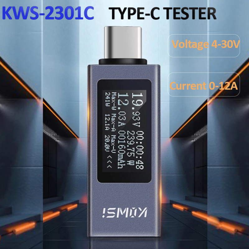 Монитор напряжения тока Type-C – обзор и цена Battery Monitor Coulometer