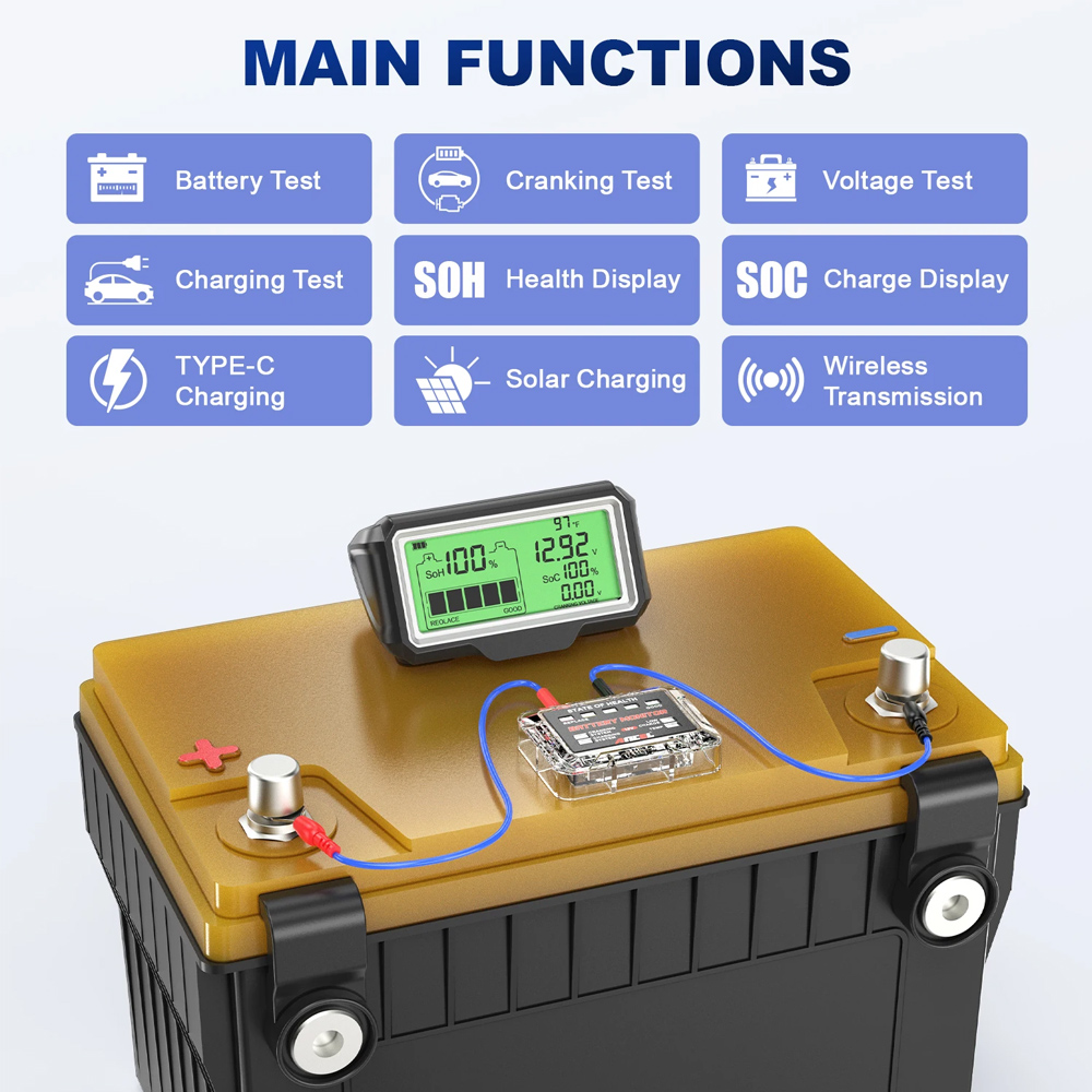 Тестер аккумуляторов 12В, анал – обзор и цена Battery Monitor Coulometer