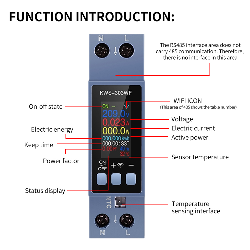 KWS-303 Tuya WiFi Измеритель м – обзор и цена Battery Monitor Coulometer