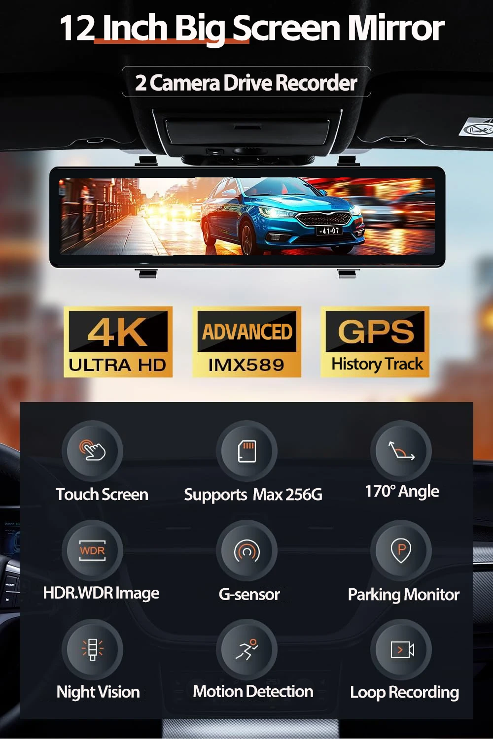 12-дюймовый сенсорный 4K зерка – обзор и цена Battery Monitor Coulometer