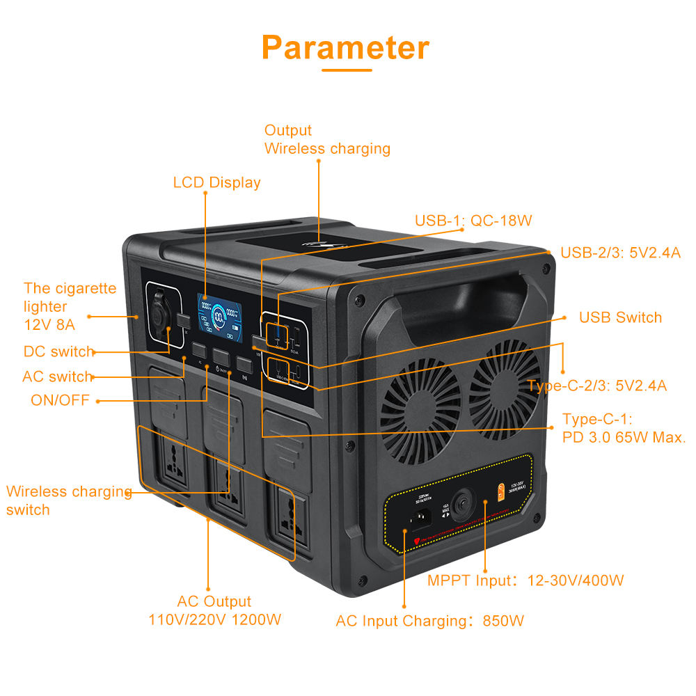 Портативная солнечная электрос – обзор и цена Portable Power Station