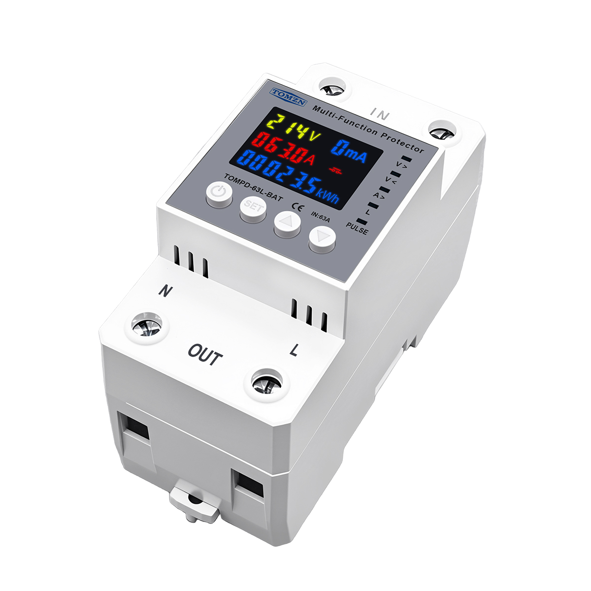 TOMZN 63A Защитное реле напряж – обзор и цена Battery Monitor Coulometer