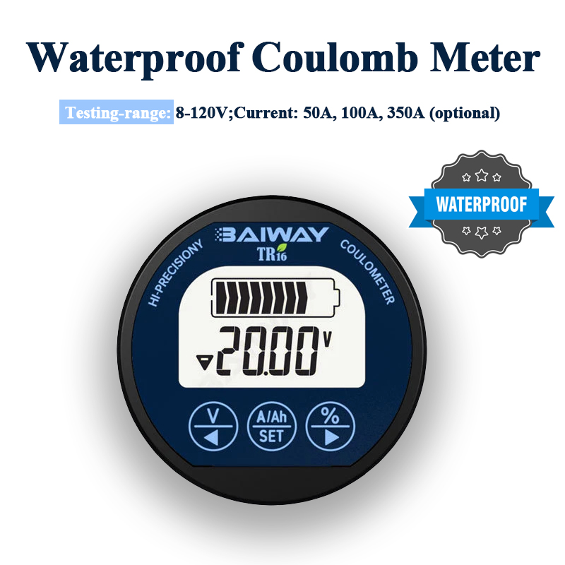 Монитор емкости батареи TR16 8 – обзор и цена Battery Monitor Coulometer